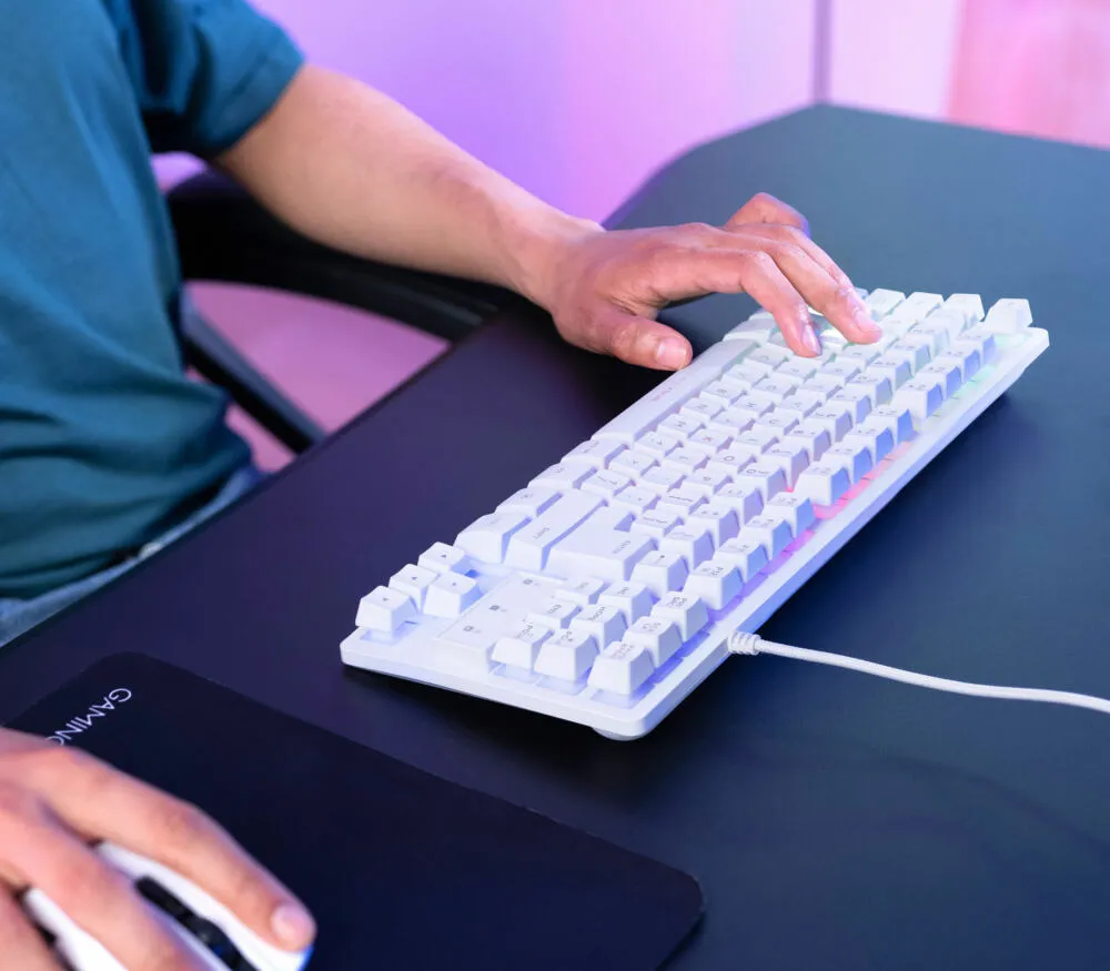 Trust GXT 833W Thado 24741 RGB Oyuncu Klavyesi Thumbnail 9