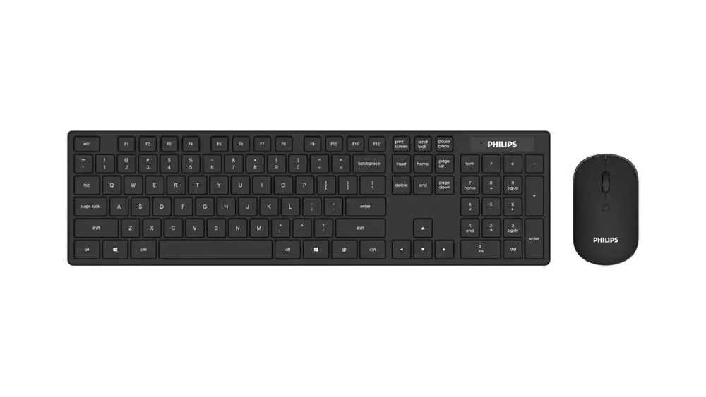 Philips SPT6103B/00 Fare dahil Evrensel RF kablosuz Siyah Klavye