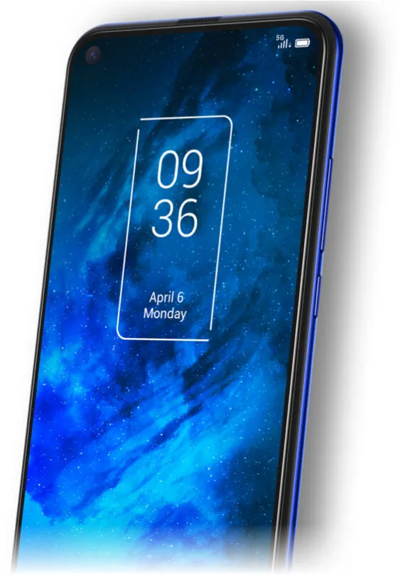 TCL 5G Chrome Blue 6+128 6 GB T790Y-2ALCGB11 128 GB 6 GB RAM Mavi Akıllı Telefon Thumbnail 8