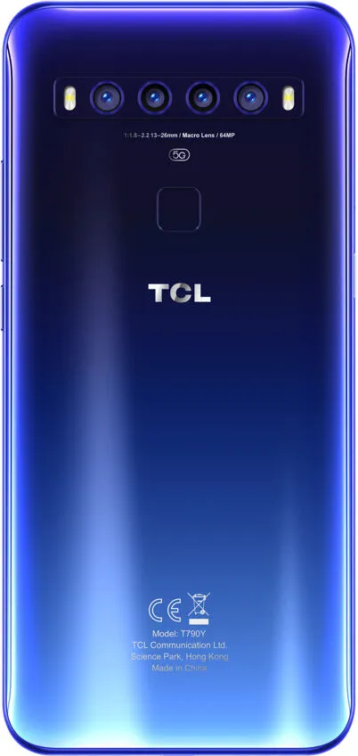 TCL 5G Chrome Blue 6+128 6 GB T790Y-2ALCGB11 128 GB 6 GB RAM Mavi Akıllı Telefon Thumbnail 2