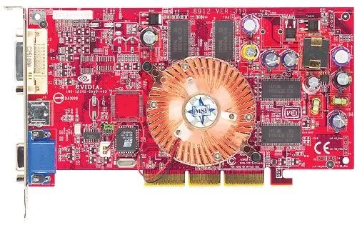 MSI GeforceFX 5600 128MB DDR GDDR Ekran Kartı Thumbnail 0