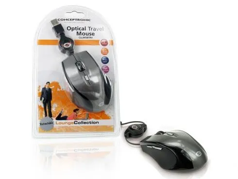 Conceptronic CLLM5BTRV Ofis sağ-el A tipi USB Optik 1600 DPI Mouse Thumbnail 1