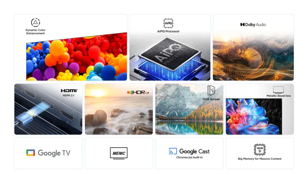 TCL 55P6K 55 inç 4K Ultra HD TV Thumbnail 10