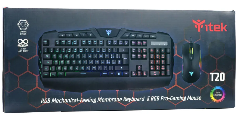 itek T20 ITKMGMMT20 RGB Oyuncu Klavyesi Thumbnail 2