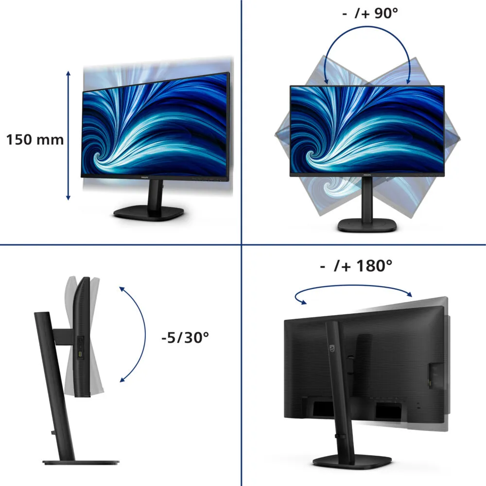Philips 24B2U3601 Monitör 24B2U3601/00 Thumbnail 4