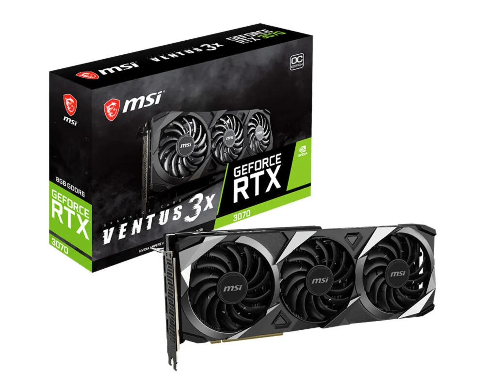 MSI GeForce RTX 3070 VENTUS 3X OC 8 GB GDDR6 Ekran Kartı Thumbnail 7