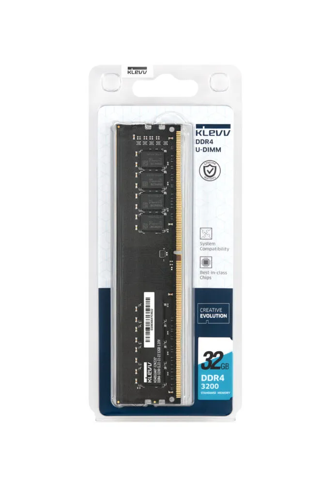 Klevv U-DIMM KD4BGUA80-32N2200 32 GB DDR4 RAM Bellek Thumbnail 3