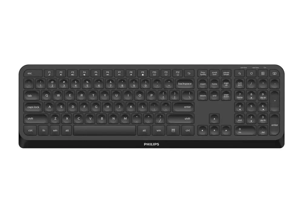 Philips 3000 series SPK6307B/25 Evrensel RF kablosuz Siyah Klavye