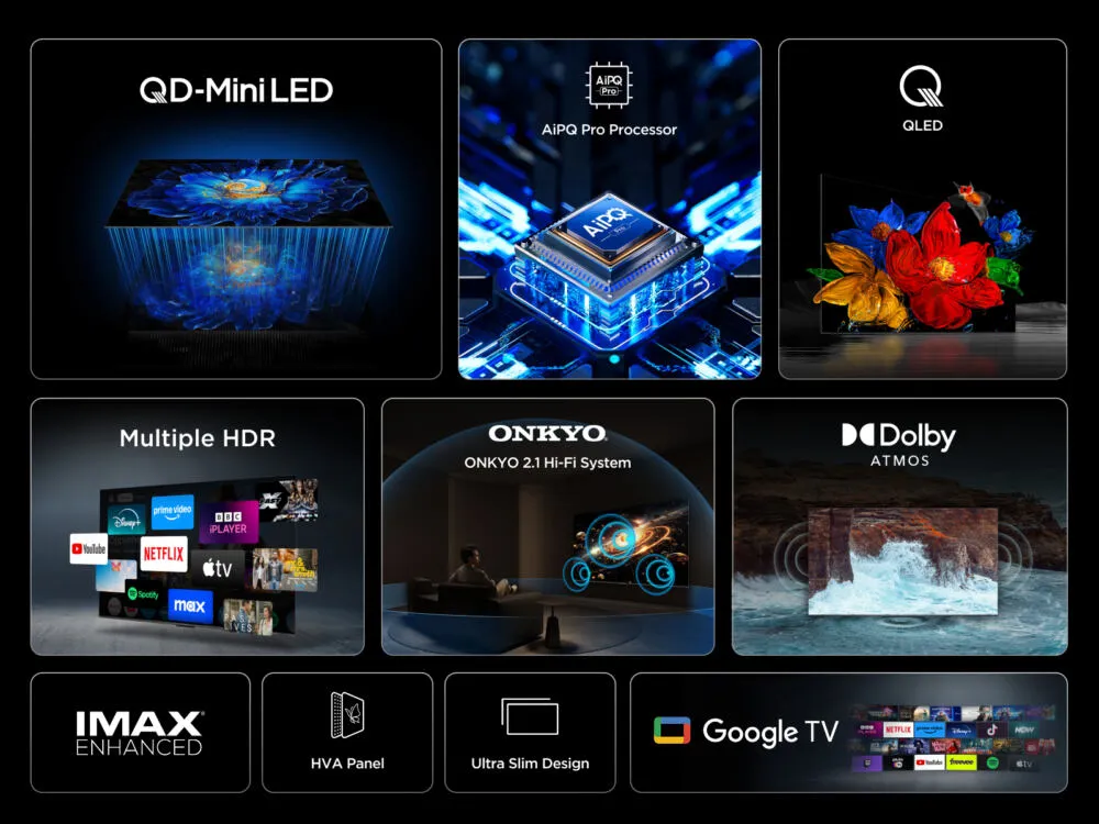 TCL 75C6KS-UK 75 inç 4K Ultra HD TV Thumbnail 5