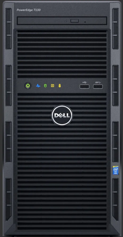 DELL PowerEdge T130 sunucu 1 TB Mini Dikey (Tower) Intel® Xeon® E3 v6 E3-1220 v6 3 GHz 4 GB DDR4-SDRAM 290 W Windows Server 2016 Standard