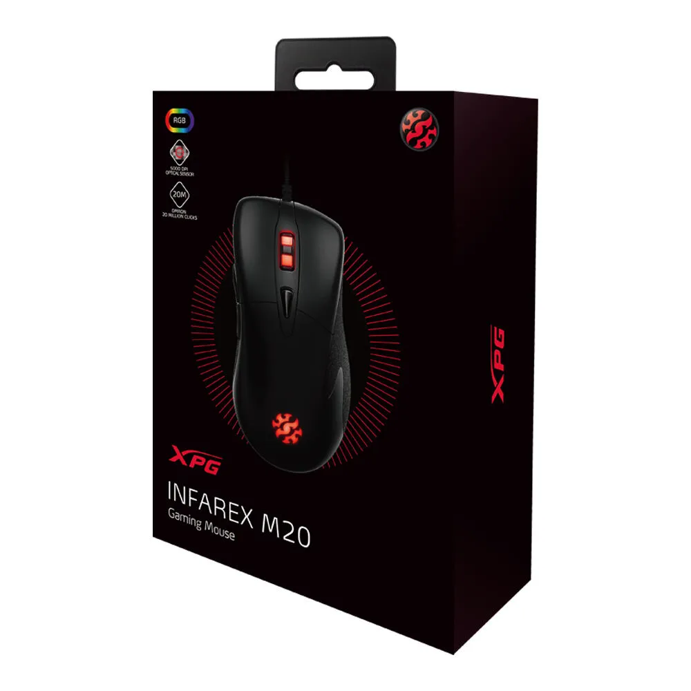 XPG INFAREX M20 75260010 5000 DPI Oyuncu Faresi Thumbnail 3