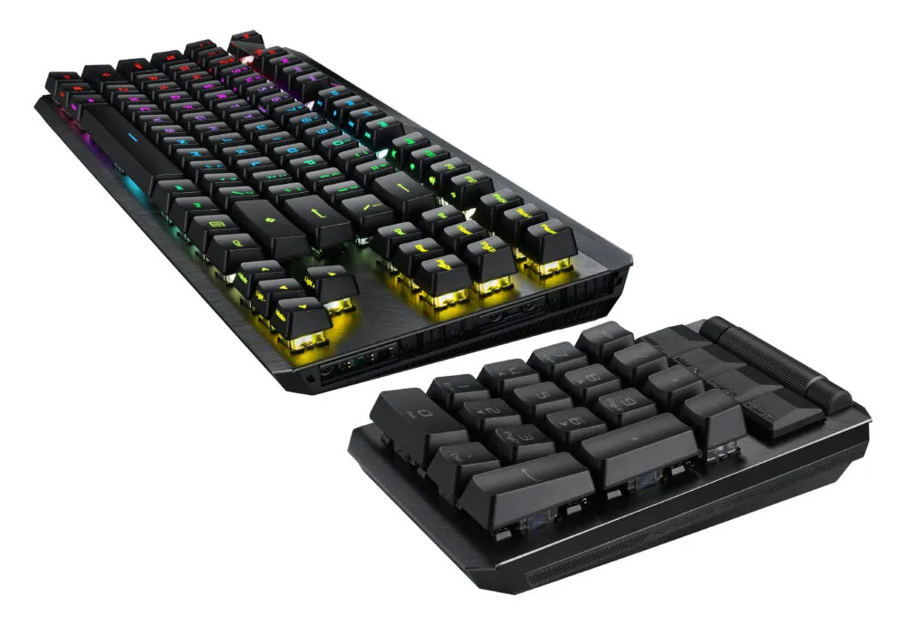 ASUS ROG CLAYMORE II 90MP01W0-BKUA01 Mekanik RGB Kablosuz Oyuncu Klavyesi Thumbnail 7