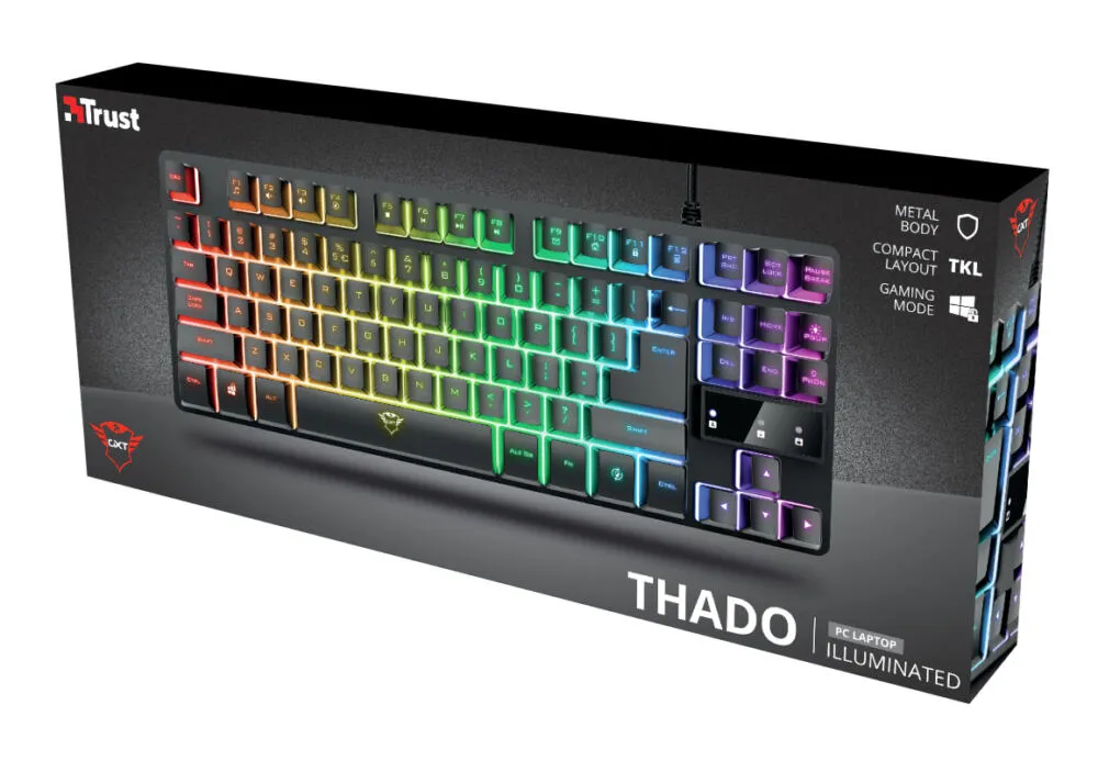 Trust GXT 833 Thado TKL 24288 Oyuncu Klavyesi Thumbnail 7