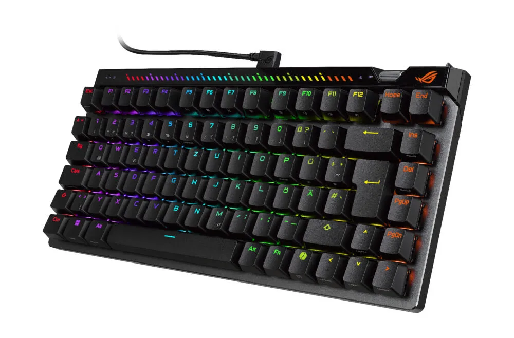 ASUS ROG Falchion Ace 75 HE Oyun USB Siyah Klavye Thumbnail 1