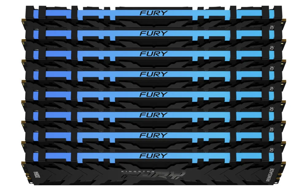 Kingston Technology Renegade RGB 256 GB KF432C16RBAK8/256 (8x32GB) DDR4 DIMM RAM Bellek Thumbnail 2