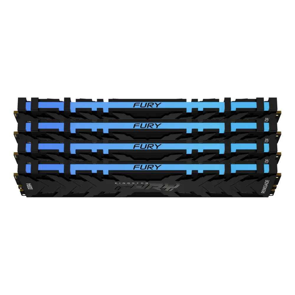 Kingston Technology Renegade RGB 32 GB KF432C16RBAK4/32 (4x8GB) DDR4 DIMM RAM Bellek Thumbnail 1