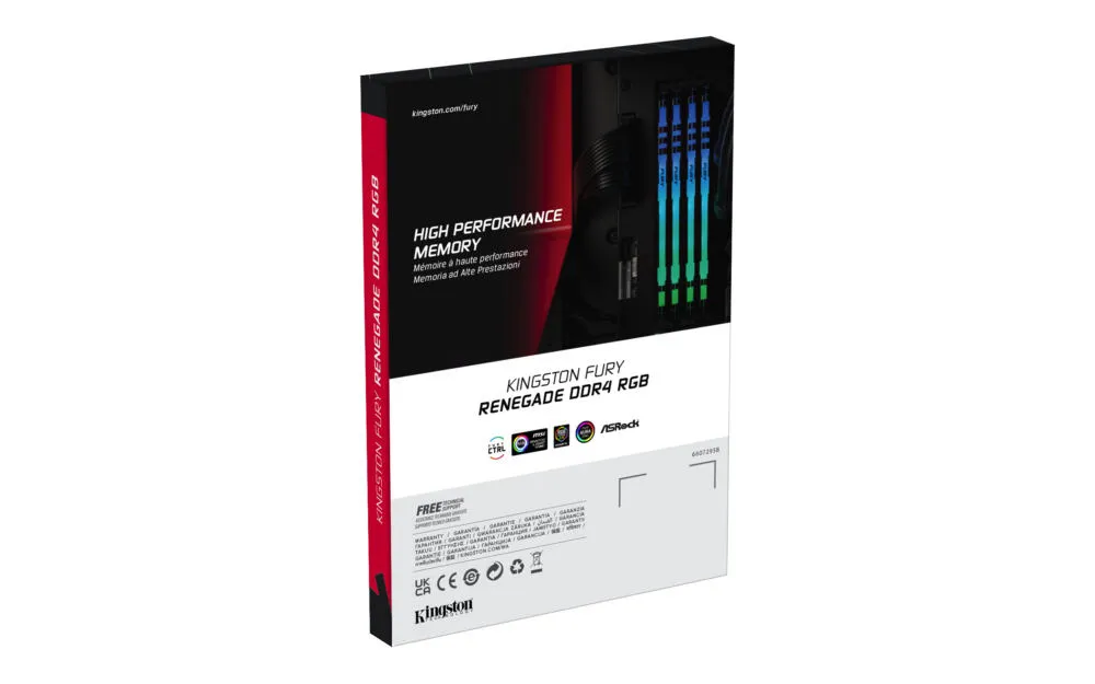 Kingston Technology Renegade RGB 8 GB KF440C19RBA/8 DDR4 DIMM RAM Bellek Thumbnail 9