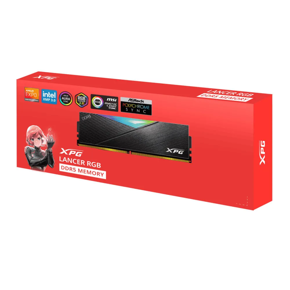 ADATA AX5U6400C3248G-CLARBK 48 GB 1 x 48 GB DDR5 6400 MT/s 288-pin DIMM RAM Bellek Thumbnail 5