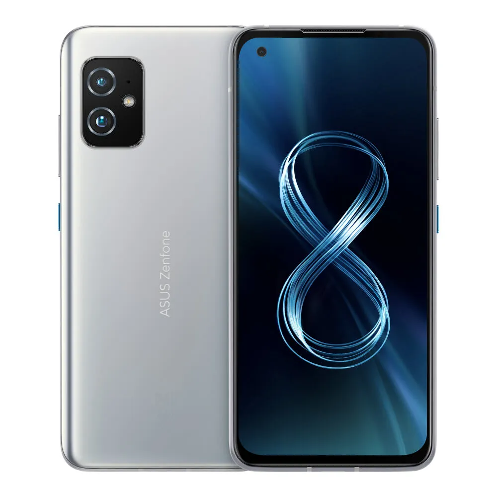 ASUS ZenFone 8 15 cm (5.9") Çift SIM Android 11 5G USB C Tipi 8 GB 128 GB 4000 mAh Gümüş Akıllı Telefon