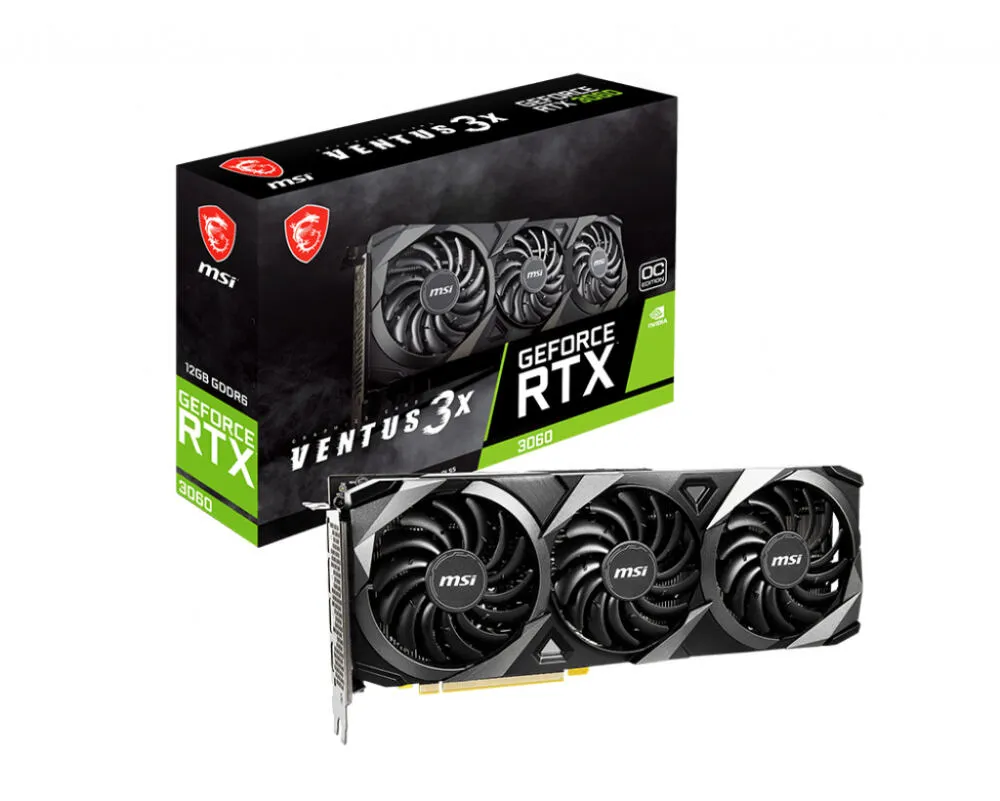 MSI 912-V397-217 12 GB GeForce RTX 3060 GDDR6 Ekran Kartı Thumbnail 2