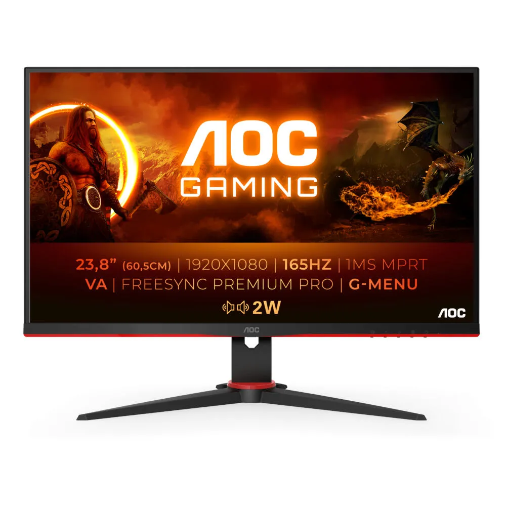 AOC 24G2SE/96 PC düz Monitör Monitörle