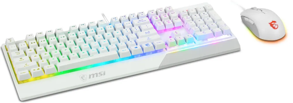 MSI VIGOR GK30 COMBO WHITE UA Mekanik RGB Klavye & Mouse Seti Thumbnail 4