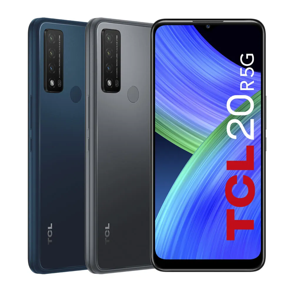 TCL 20R 5G 4 GB T767H1-2ALCWE12 128 GB 4 GB RAM Gri Akıllı Telefon Thumbnail 1