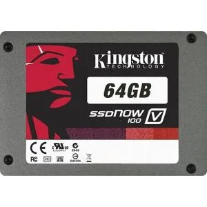 Kingston GBSV100S2D/64GZ dahili 64 GB 2.5" Serial ATA II RAM Bellek SSD SSD Diskle