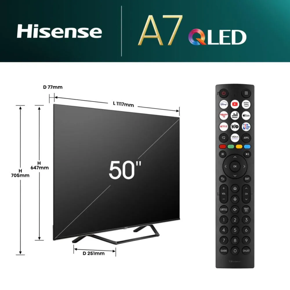 Hisense 50A7NQ 20013324 Thumbnail 2