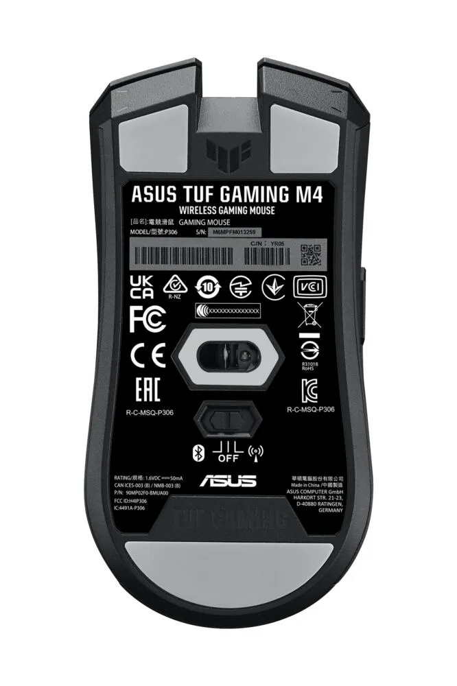 ASUS M4 Wireless 90MP02F0-BMUA00 12000 DPI Bluetooth Oyuncu Faresi Thumbnail 1