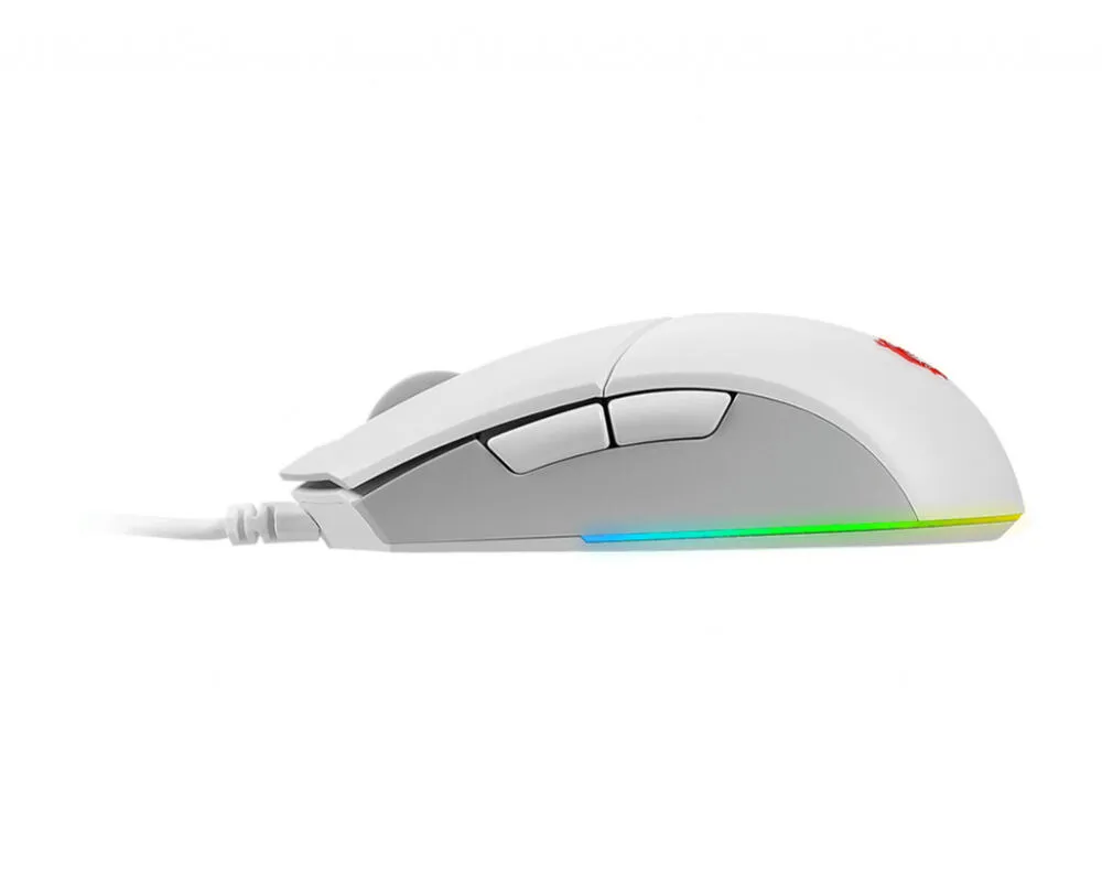 MSI CLUTCH GM11 WHITE S12-0401950-CLA 5000 DPI Oyuncu Faresi Thumbnail 2
