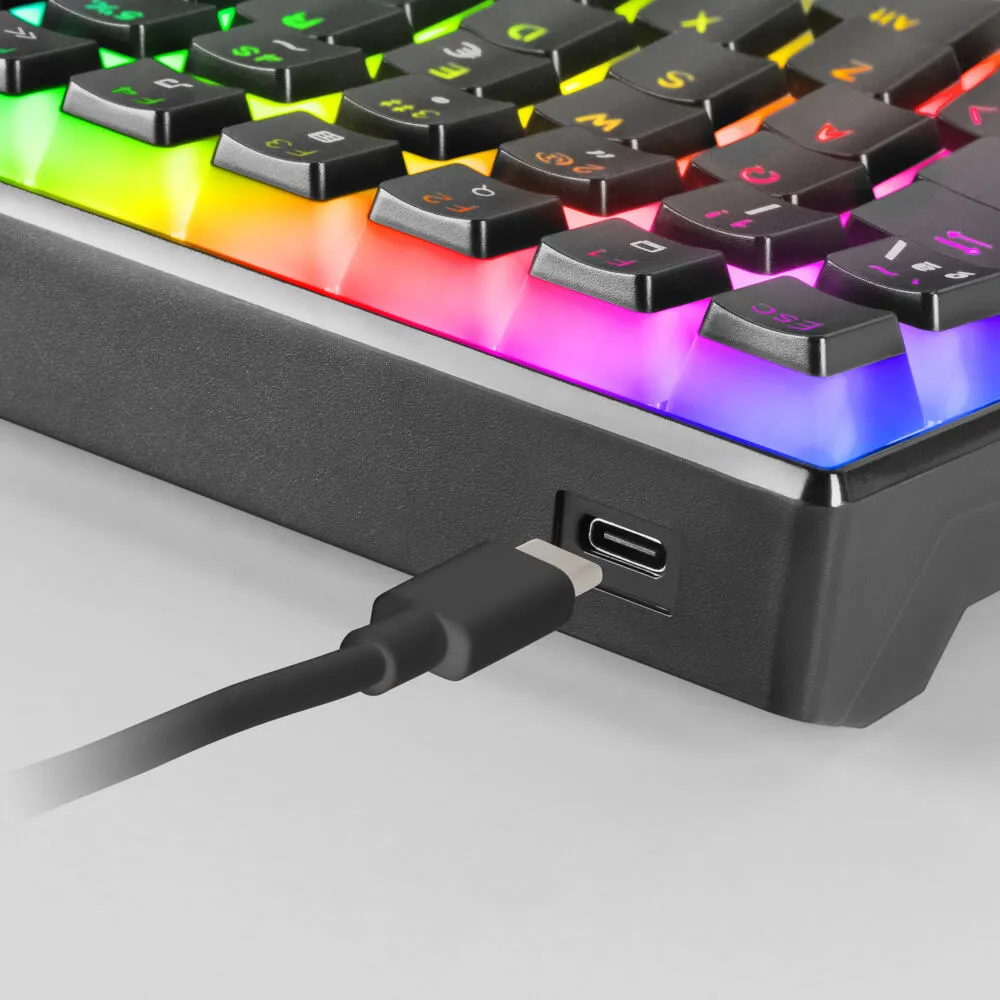 Mars Gaming MKULTRABES Mekanik RGB Oyuncu Klavyesi Thumbnail 5