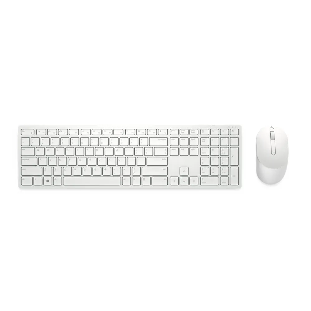 DELL KM5221W-WH Fare dahil Ofis RF kablosuz Amerikan İngilizcesi Beyaz Klavye