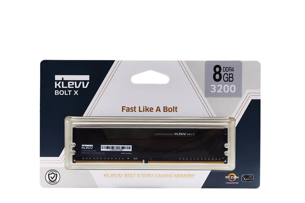 Klevv BOLT X 8 GB KD48GU880-32A160T DDR4 DIMM RAM Bellek Thumbnail 2