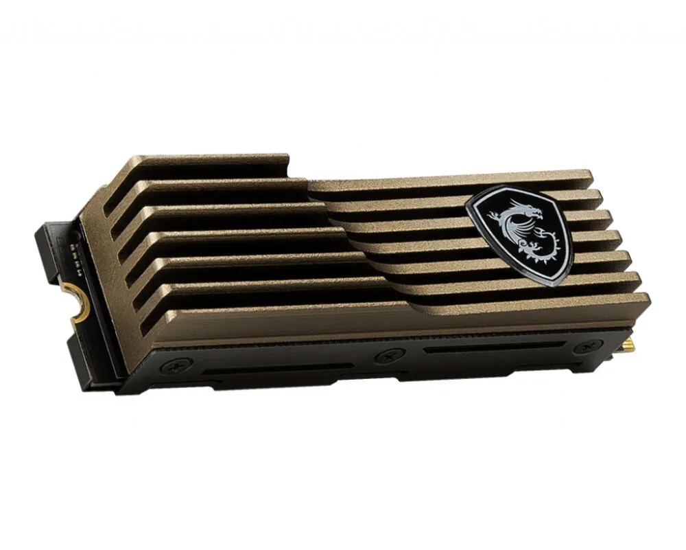 MSI SPATIUM M480 PCIe 4.0 NVMe M.2 500GB HS PCI Express 4.0 3D NAND Gen4 SSD Thumbnail 1