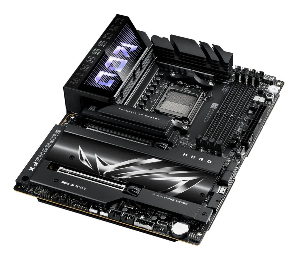 ASUS ROG CROSSHAIR X870E HERO 90MB1IE0-M0EAY0 AM5 4x DDR5 5x M.2 ATX Anakart Thumbnail 10