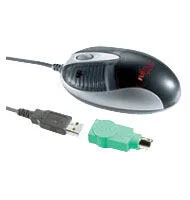 Fujitsu Touchbird Optical MB 3Btn USB PS2 USB Type-A + PS/2 Optik 400 DPI Mouse Fare