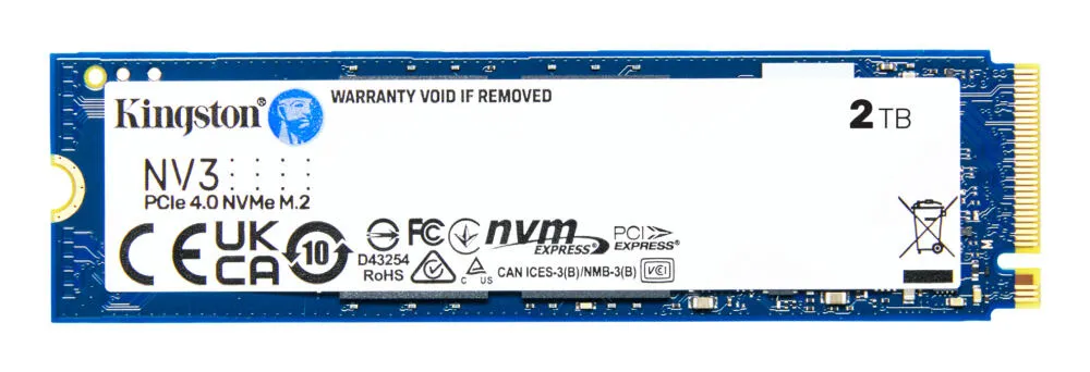 Kingston Technology NV3 SNV3S/2000G 2 TB M.2 22x80 Gen4 NVMe SSD Thumbnail 3