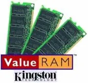 Kingston ValueRAM MEMORY 512MB 400MHz DDR ECC CL3 (3-4-4) DIMM 0,5 GB 184-pin RAM Bellek