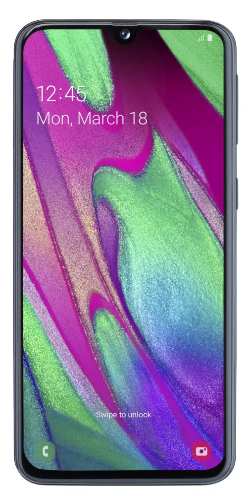 Samsung Galaxy A40 SM-A405F 15 cm (5.9") Çift SIM Android 9.0 4G USB C Tipi 64 GB 3100 mAh Siyah Akıllı Telefon Cep Telefonu