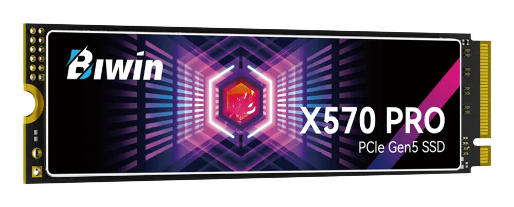 Biwin X570Pro BX570DN02TB-RGX 2 TB M.2 22x80 Gen5 NVMe SSD Thumbnail 3