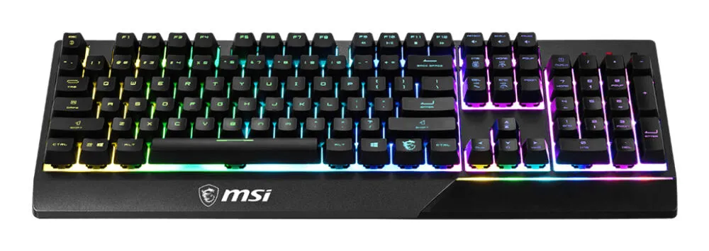 MSI VIGOR GK30 Oyun USB QWERTZ Almanca Siyah Klavye Thumbnail 3
