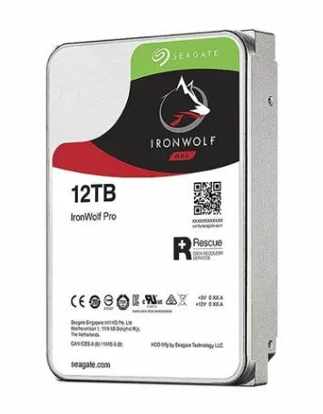 Seagate IronWolf Pro ST12000NE0008 sabit disk sürücüsü 12 TB 7200 RPM 256 MB 3.5" Serial ATA III