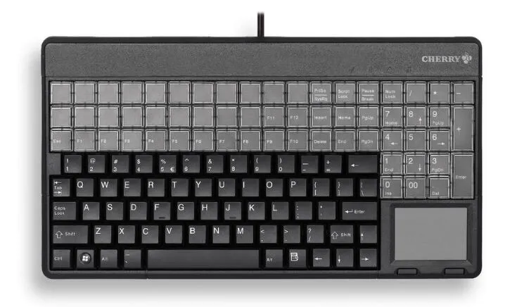 CHERRY G86-61401 Endüstriyel USB QWERTY Siyah Klavye
