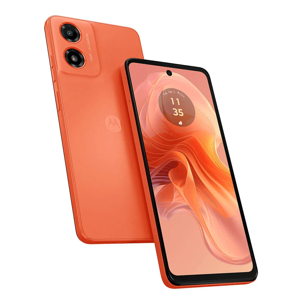 Motorola moto g04 16,7 cm (6.56") Çift SIM Android 14 4G USB C Tipi 4 GB 128 GB 5000 mAh Turuncu Akıllı Telefon
