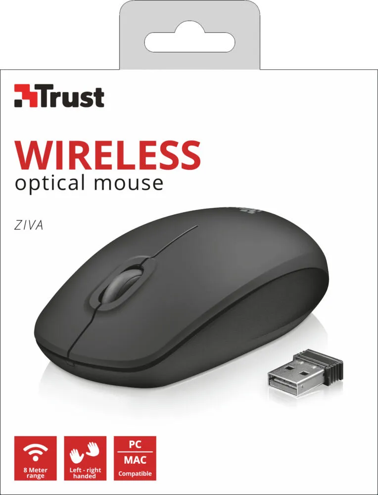 Trust Ziva 21948 1000 DPI Kablosuz Mouse Thumbnail 9