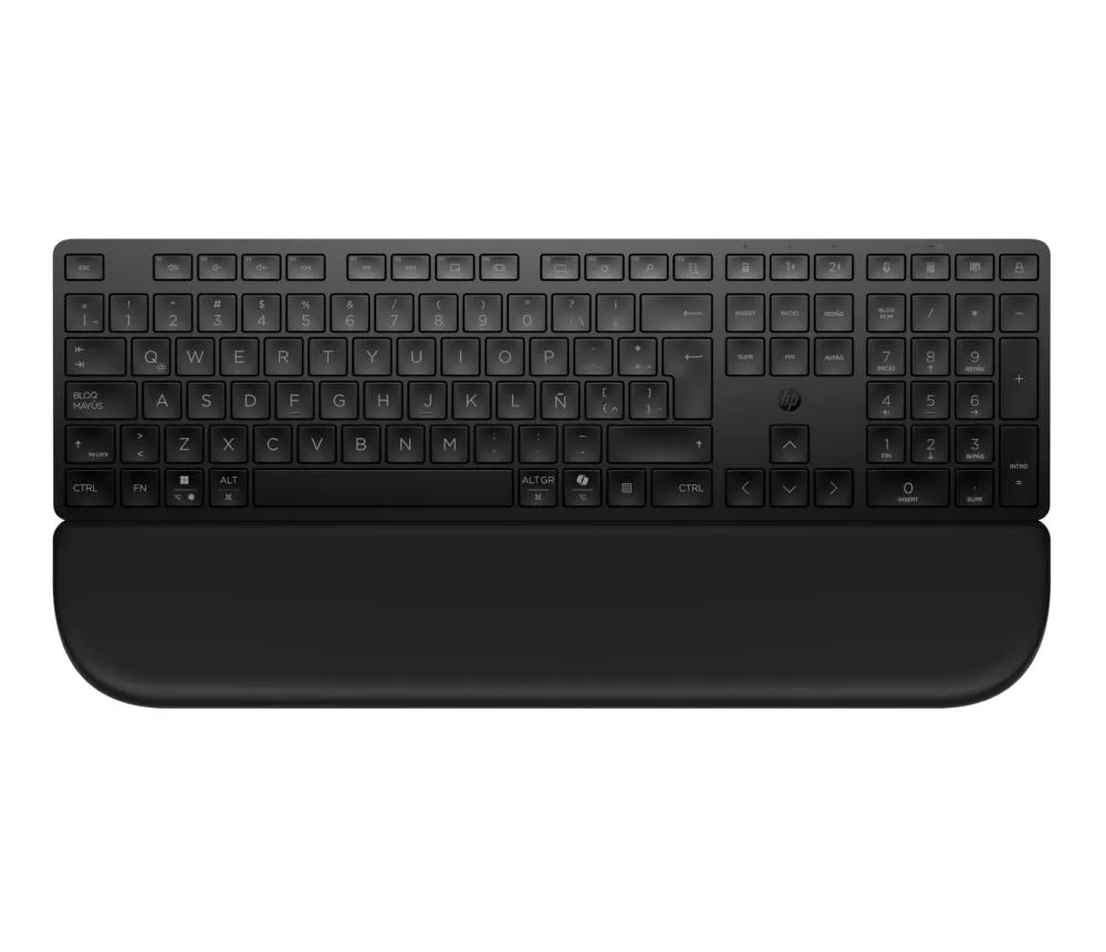 HP Çoklu Cihaz Çift Modlu Bilek Destekli 580K BD5F6AA Kablosuz Klavye Thumbnail 8