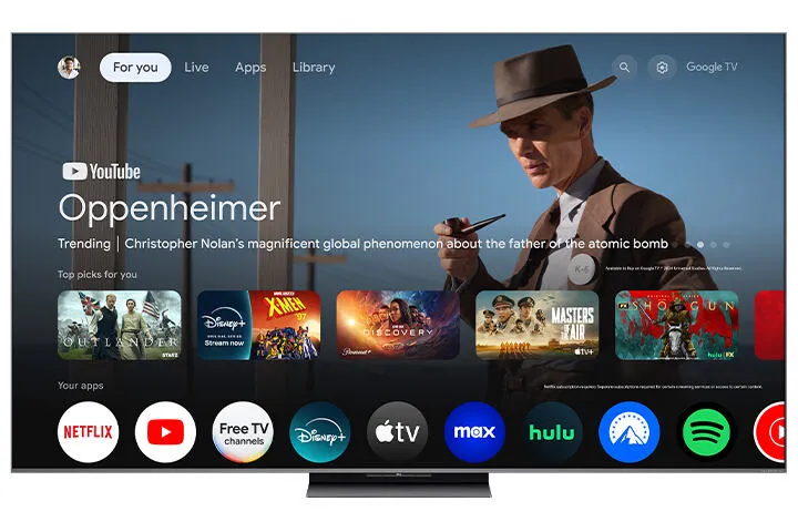 TCL 75QM8K 75 inç 144Hz 4K Ultra HD QLED TV Thumbnail 2