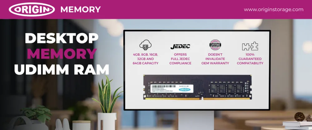 Origin Storage OM16G43200U1RX8E12 16 GB 1 x 16 GB DDR4 288-pin DIMM ECC RAM Bellek Thumbnail 1