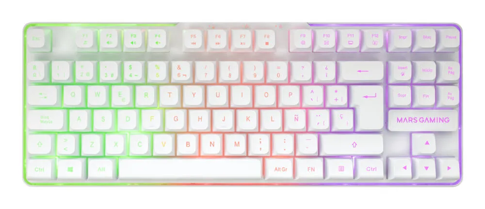 Mars Gaming MCPWTKLWES RGB Kablosuz Oyuncu Klavyesi Thumbnail 6